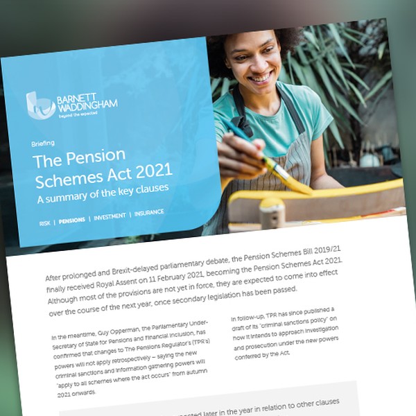 The Pension Schemes Act 2021