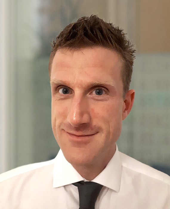 Photograph of Michael Hacking