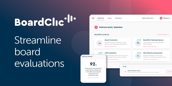 Board evaluations, powered by BoardClic